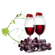 Load image into Gallery viewer, loomrack 10 PCS Christmas Santa Hat Wine Glass Decoration Christmas Accessories