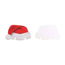 Load image into Gallery viewer, loomrack 10 PCS Christmas Santa Hat Wine Glass Decoration Christmas Accessories